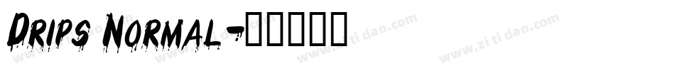 Drips Normal字体转换